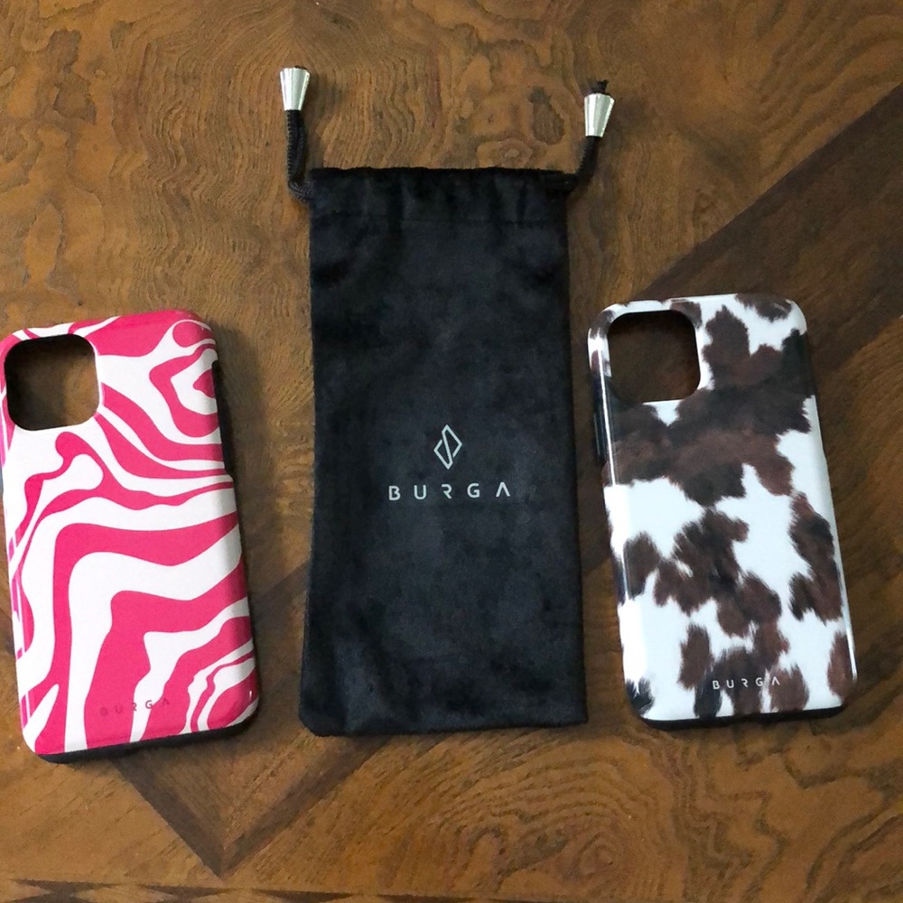 Burga iPhone 11 case pink zebra pattern phone cases